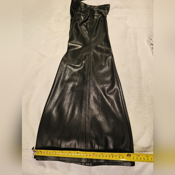 Trade / reserved Dylan Faux Leather Wide Leg in Black Alice + Olivia - Picture 7 of 10